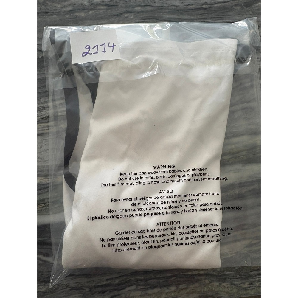 All in Motion Womens High Neck Tank Top White Black Trim Athletic Medium NEW - Picture 15 of 16